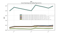 Lessee Operating Lease Liability Undiscounted Excess Amount